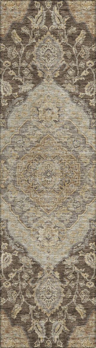 Piper Looms Chantille Global ACN1151 Chocolate Machine Washable Area Rug Runner Main Image