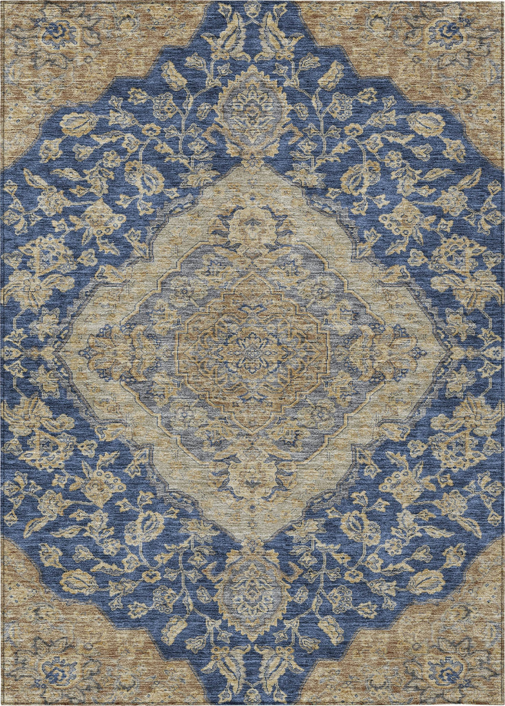 Piper Looms Chantille Global ACN1151 Navy Machine Washable Area Rug main image