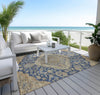 Piper Looms Chantille Global ACN1151 Navy Machine Washable Area Rug Outdoor Lifestyle Image Feature