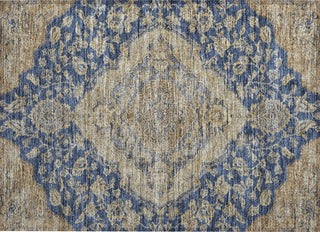 Piper Looms Chantille Global ACN1151 Navy Machine Washable Area Rug Scatter Main Image