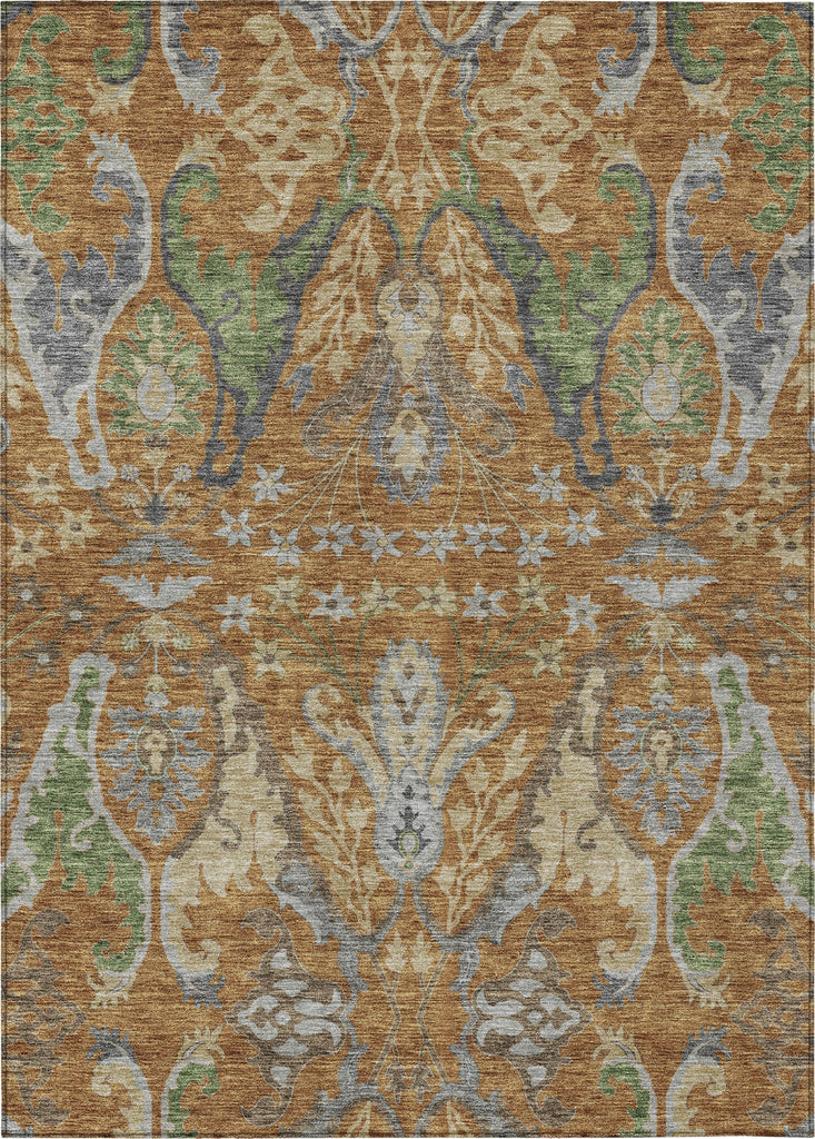 Piper Looms Chantille Global ACN1153 Copper Machine Washable Area Rug main image