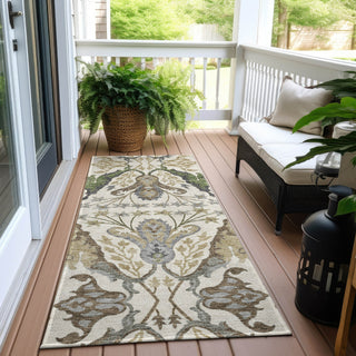 Piper Looms Chantille Global ACN1153 Ivory Machine Washable Area Rug Runner Outdoor Lifestyle Image Feature