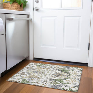 Piper Looms Chantille Global ACN1153 Ivory Machine Washable Area Rug Scatter Lifestyle Image Feature
