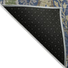 Piper Looms Chantille Global ACN1153 Navy Machine Washable Area Rug Backing Image