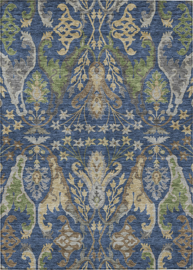 Piper Looms Chantille Global ACN1153 Navy Machine Washable Area Rug main image