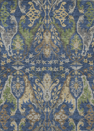 Piper Looms Chantille Global ACN1153 Navy Machine Washable Area Rug main image