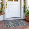 Piper Looms Chantille Global ACN1153 Navy Machine Washable Area Rug Scatter Outdoor Lifestyle Image Feature