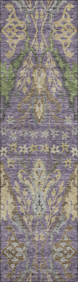 Piper Looms Chantille Global ACN1153 Purple Machine Washable Area Rug Runner Main Image