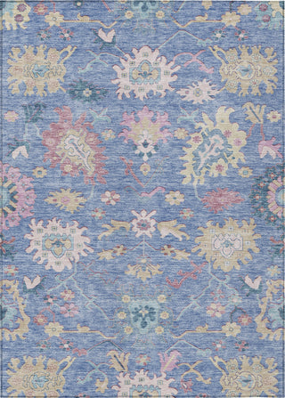 Piper Looms Chantille Global ACN1154 Blue Machine Washable Area Rug main image