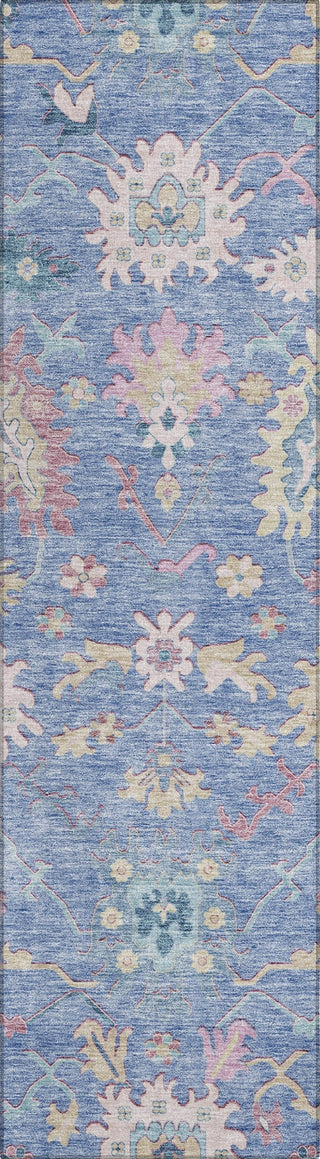 Piper Looms Chantille Global ACN1154 Blue Machine Washable Area Rug Runner Main Image