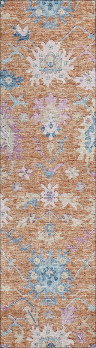 Piper Looms Chantille Global ACN1154 Orange Machine Washable Area Rug Runner Main Image
