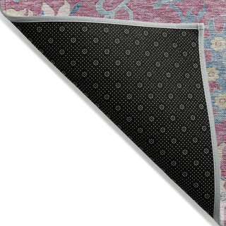 Piper Looms Chantille Global ACN1154 Pink Machine Washable Area Rug Backing Image