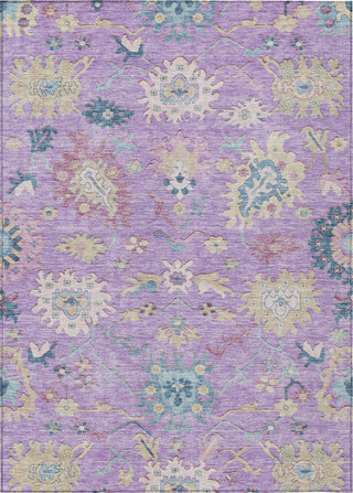 Piper Looms Chantille Global ACN1154 Purple Machine Washable Area Rug main image