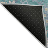 Piper Looms Chantille Global ACN1154 Teal Machine Washable Area Rug Backing Image