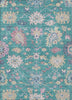 Piper Looms Chantille Global ACN1154 Teal Machine Washable Area Rug main image