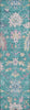Piper Looms Chantille Global ACN1154 Teal Machine Washable Area Rug Runner Main Image
