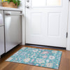 Piper Looms Chantille Global ACN1154 Teal Machine Washable Area Rug Scatter Lifestyle Image Feature