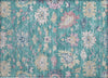 Piper Looms Chantille Global ACN1154 Teal Machine Washable Area Rug Scatter Main Image