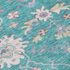 Piper Looms Chantille Global ACN1154 Teal Machine Washable Area Rug Swatch Image
