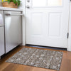 Piper Looms Chantille Floral ACN1155 Chocolate Machine Washable Area Rug Scatter Lifestyle Image Feature
