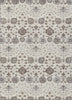 Piper Looms Chantille Floral ACN1155 Ivory Machine Washable Area Rug main image