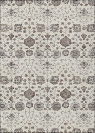 Piper Looms Chantille Floral ACN1155 Ivory Machine Washable Area Rug main image