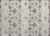 Piper Looms Chantille Floral ACN1155 Ivory Machine Washable Area Rug Scatter Main Image