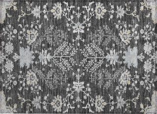 Piper Looms Chantille Floral ACN1156 Charcoal Machine Washable Area Rug Scatter Main Image