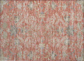 Piper Looms Chantille Floral ACN1156 Coral Machine Washable Area Rug Scatter Main Image