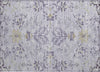 Piper Looms Chantille Floral ACN1156 Lavender Machine Washable Area Rug Scatter Main Image
