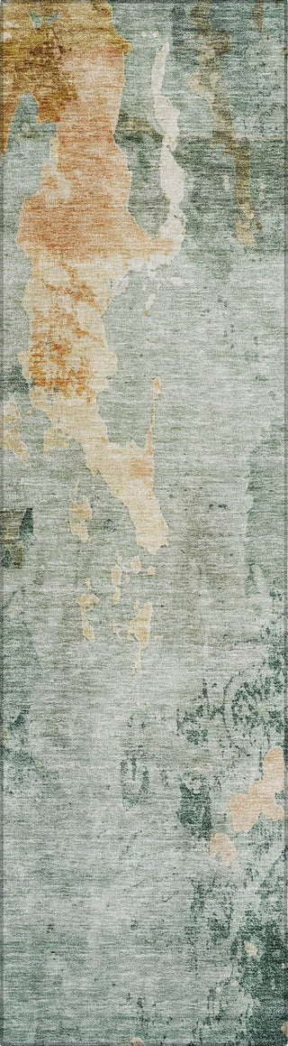 Piper Looms Chantille Abstract ACN1157 Seafoam Machine Washable Area Rug Runner Main Image
