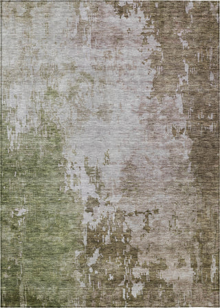 Piper Looms Chantille Abstract ACN1159 Brown Machine Washable Area Rug main image