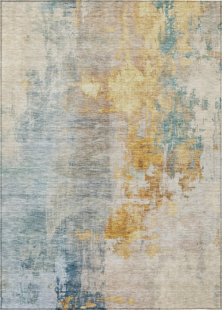 Piper Looms Chantille Abstract ACN1160 Linen Machine Washable Area Rug main image