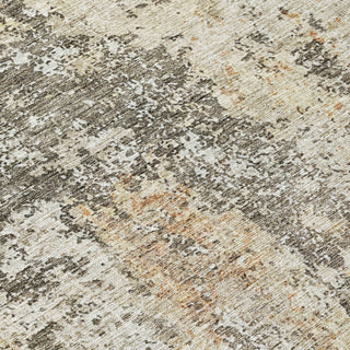 Piper Looms Chantille Modern ACN1161 Terracotta Machine Washable Area Rug Swatch Image