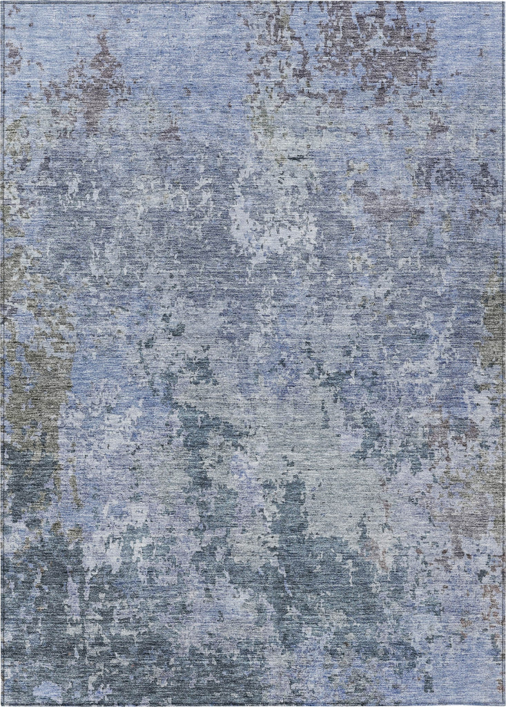 Piper Looms Chantille Modern ACN1162 Blue Machine Washable Area Rug main image