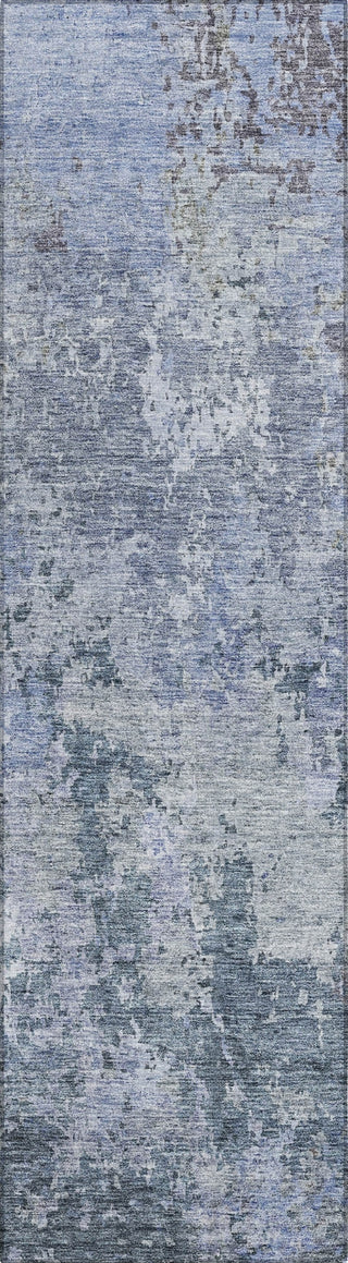Piper Looms Chantille Modern ACN1162 Blue Machine Washable Area Rug Runner Main Image