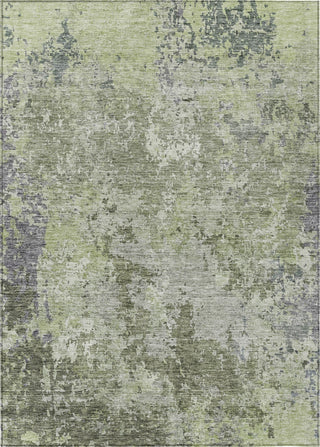Piper Looms Chantille Modern ACN1162 Green Machine Washable Area Rug main image