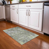 Piper Looms Chantille Modern ACN1162 Green Machine Washable Area Rug Scatter Lifestyle Image Feature
