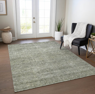 Piper Looms Chantille Modern ACN1163 Sage Machine Washable Area Rug Lifestyle Image Feature