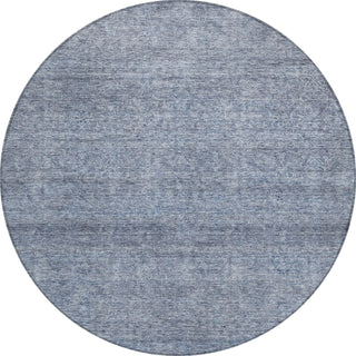 Piper Looms Chantille Modern ACN1163 Sky Machine Washable Area Rug Round Main Image