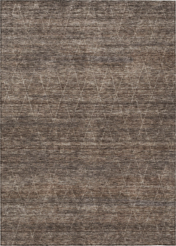 Piper Looms Chantille Geometric ACN1165 Coffee Machine Washable Area Rug main image