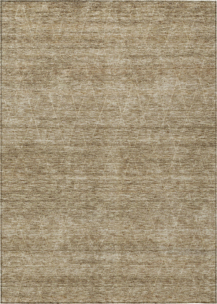 Piper Looms Chantille Geometric ACN1165 Wheat Machine Washable Area Rug main image