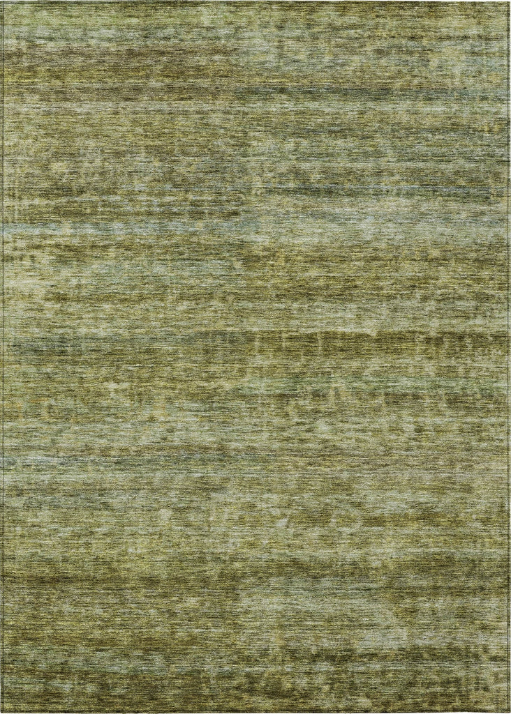 Piper Looms Chantille Stripes ACN1166 Olive Machine Washable Area Rug main image