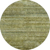 Piper Looms Chantille Stripes ACN1166 Olive Machine Washable Area Rug Round Main Image