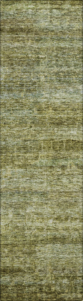 Piper Looms Chantille Stripes ACN1166 Olive Machine Washable Area Rug Runner Main Image
