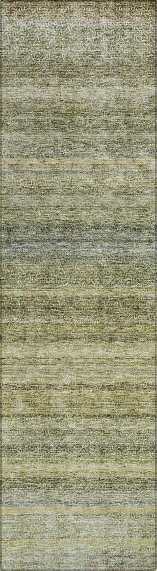 Piper Looms Chantille Stripes ACN1167 Aloe Machine Washable Area Rug Runner Main Image