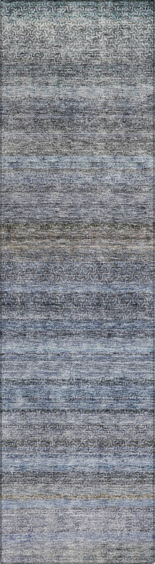 Piper Looms Chantille Stripes ACN1167 Blue Machine Washable Area Rug Runner Main Image