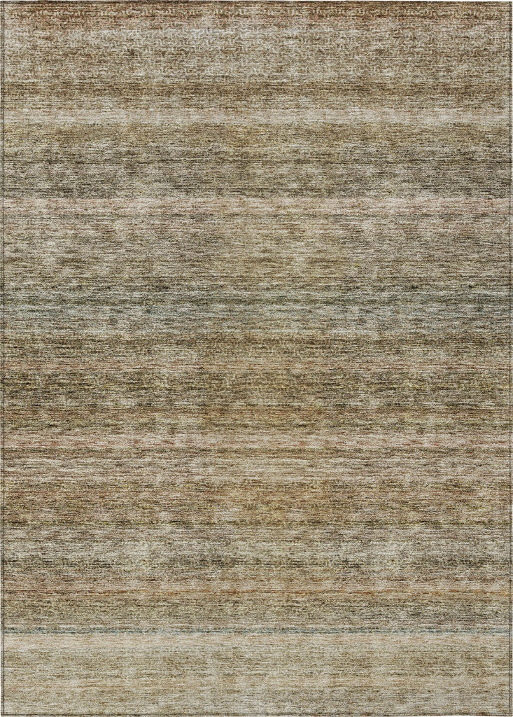 Piper Looms Chantille Stripes ACN1167 Copper Machine Washable Area Rug main image