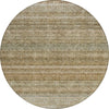 Piper Looms Chantille Stripes ACN1167 Copper Machine Washable Area Rug Round Main Image