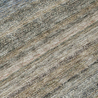 Piper Looms Chantille Stripes ACN1167 Taupe Machine Washable Area Rug Swatch Image